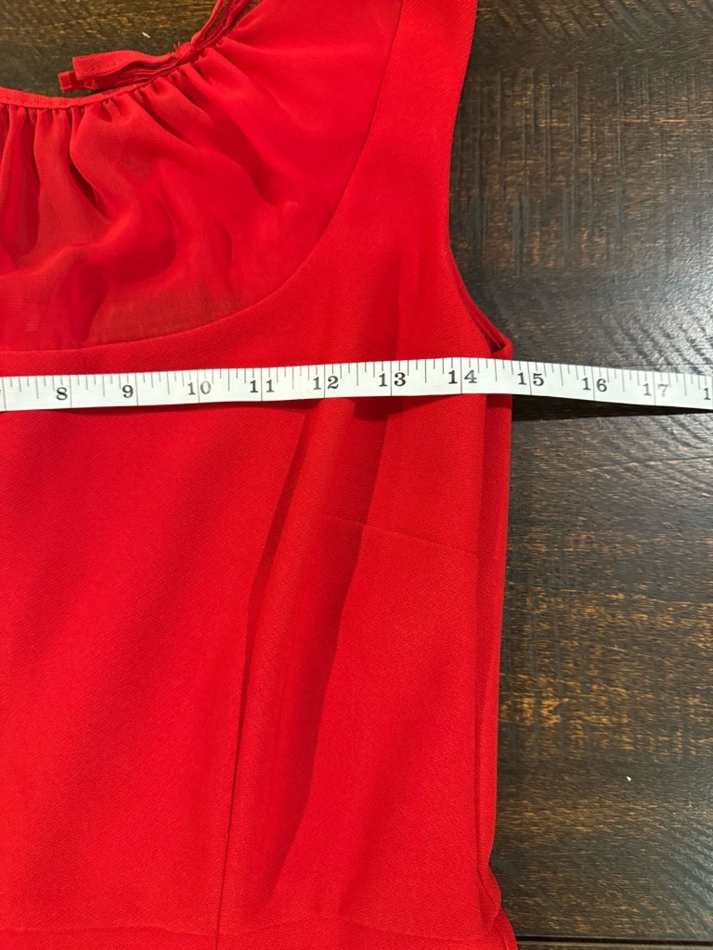 Just Taylor Red Sheath Dress Size 10 Sleeveless Career Work Cocktail Classic - Picture 9 of 13
